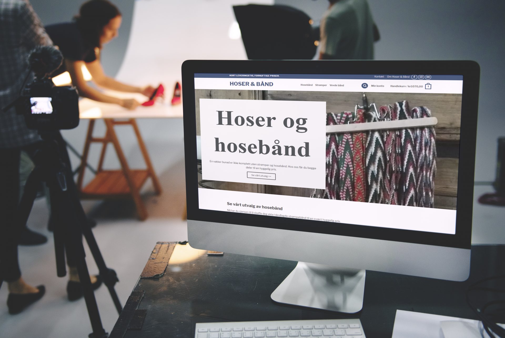Nettbutikk for Hoser & Bånd